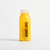 Meal card cover for: Orange Juice