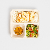 Meal card cover for: Grilled Halloumi Box