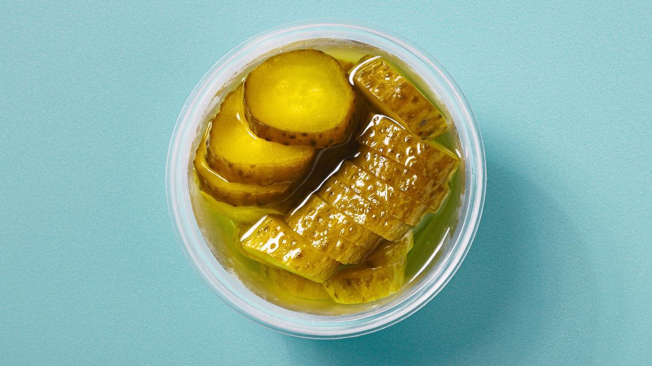 Meal card cover for: Pickles