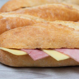 Meal card cover for: Ham & Cheese with honey mustard - Large Baguette