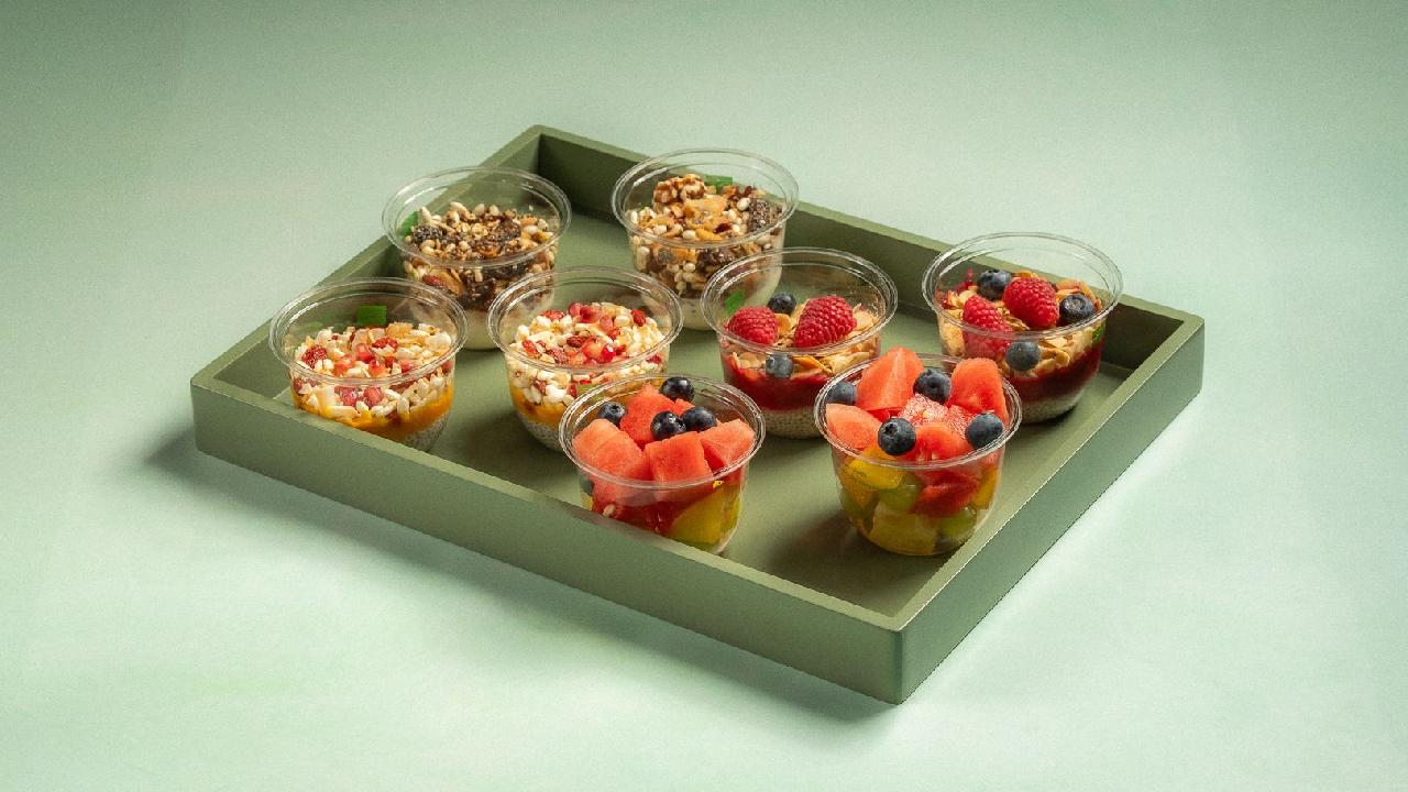 Meal card cover for: CAT Breakfast Pots platter CAT