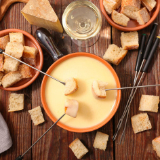 Meal card cover for: Fondue Pop up
