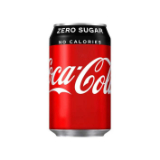 Meal card cover for: Coke Zero