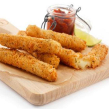 Meal card cover for: 4 Breaded halloumi sticks (side for 1 pers)