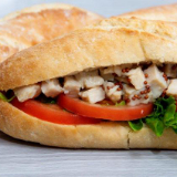 Meal card cover for: Chicken, Lettuce, Tomato and Mustard - Large Baguette