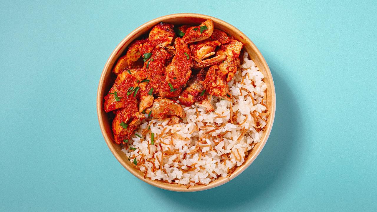 Meal card cover for: Chicken Bowl