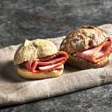 Meal card cover for: Turkey Bacon butty (2 per pers)