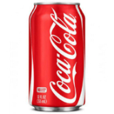Meal card cover for: Coca-Cola