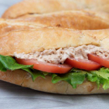 Meal card cover for: Tuna Mayo with Cucumber and Tomato - Large Baguette