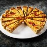 Meal card cover for: 2 Mini quiche slices (for 1 pers)