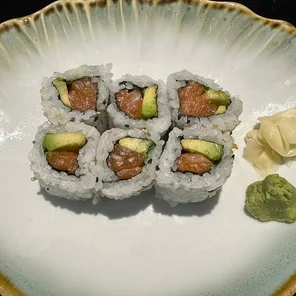 Meal card cover for: Salmon and Avocado