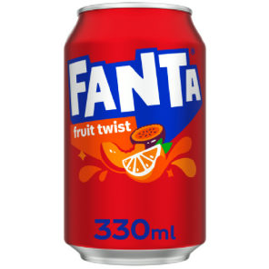Meal card cover for: Fanta Fruit Twist 330ml