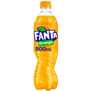Meal card cover for: Fanta Orange (Bottle)