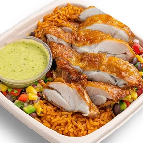 Meal card cover for: Small Chicken Box