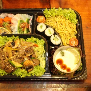 Meal card cover for: Bulgogi Bento(HALAL)-Miso soup not included