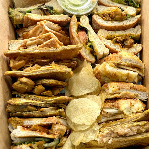 Meal card cover for: Vegan Sandwich platter for 6