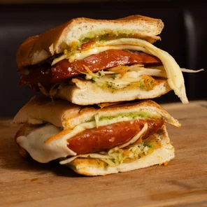 Meal card cover for: Choripan (Argentina)