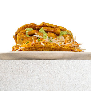 Meal card cover for: Vegan Patacones