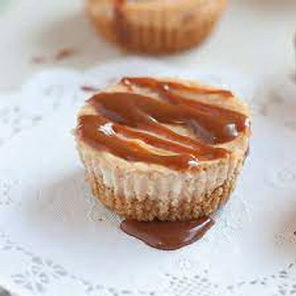 Meal card cover for: Mini Dulce De Leche Cheesecake