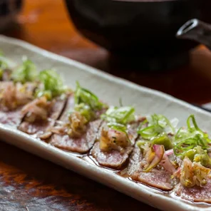 Meal card cover for: Tuna Tataki