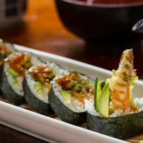 Meal card cover for: Ebi tempura