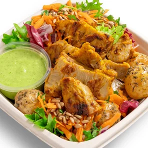 Meal card cover for: Regular Vegan Chicken