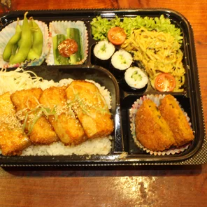 Meal card cover for: Teriyaki Tofu Bento-Miso soup not included