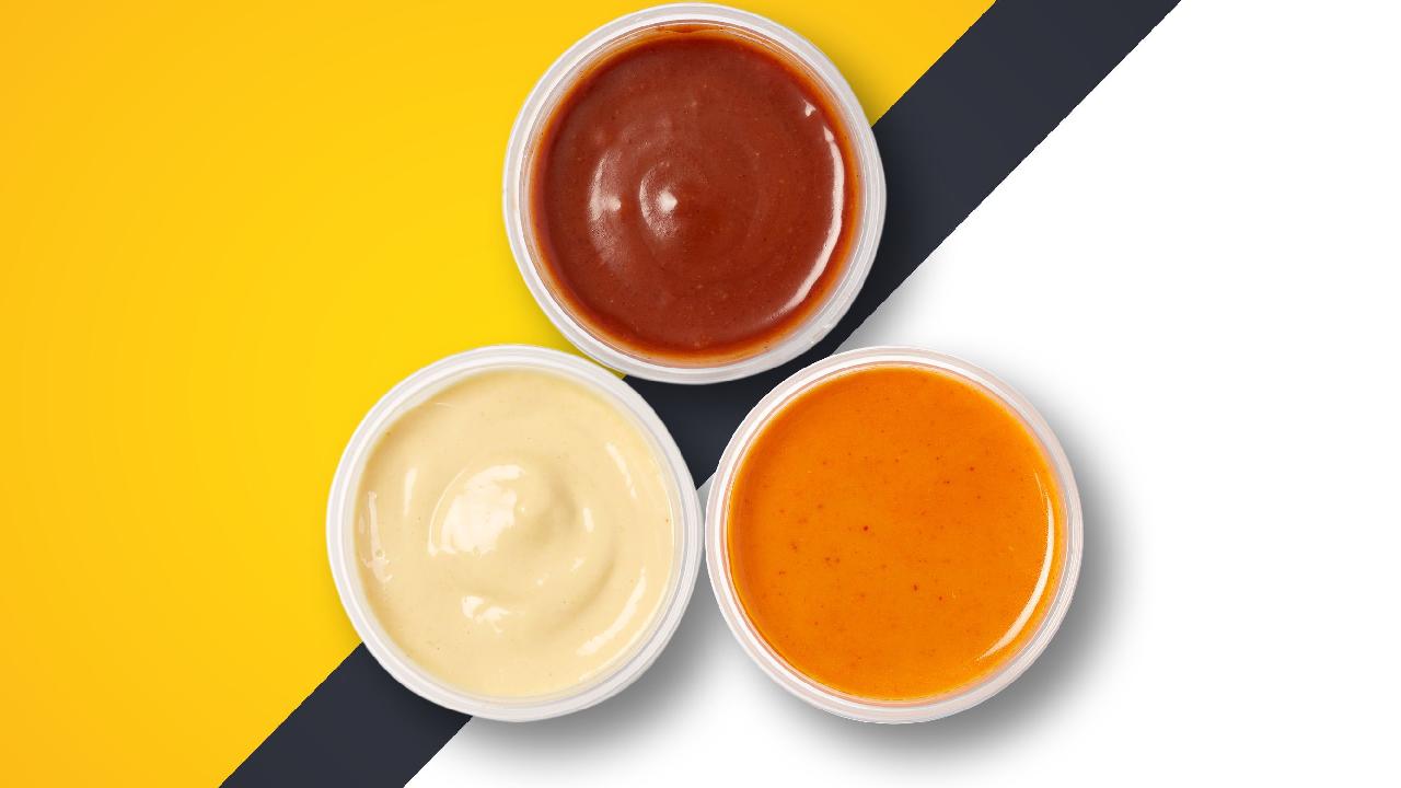 Meal card cover for: Trio of Dips