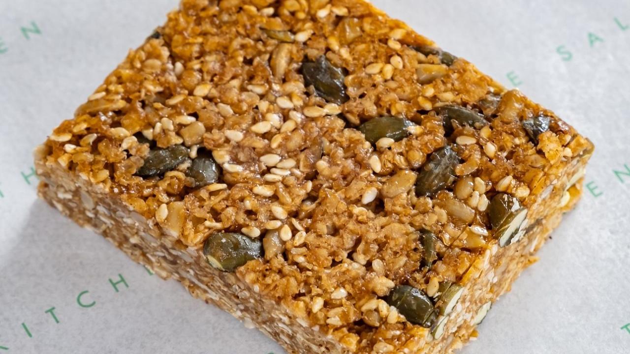 Meal card cover for: Snacks. Granola Bar