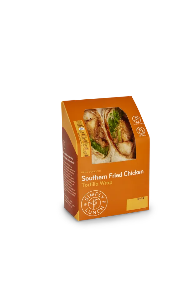 Meal card cover for: BBQ & Southern Fried Chicken Wrap