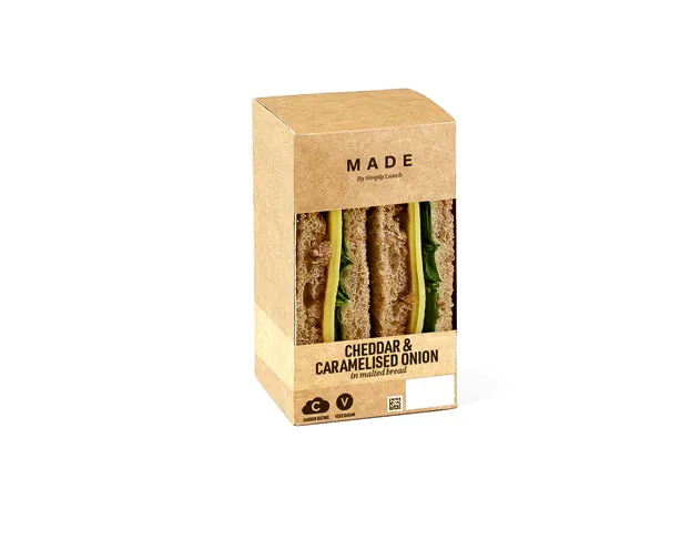 Meal card cover for: Cheddar and Caramelised Onion