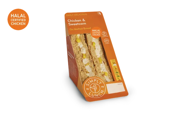 Meal card cover for: Chicken & Sweetcorn