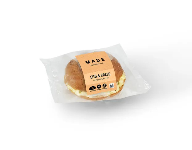 Meal card cover for: Gluten Free Egg & Cress