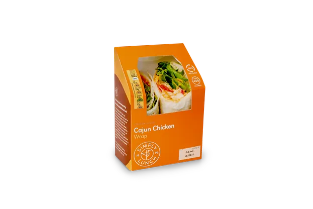 Meal card cover for: Cajun Chicken