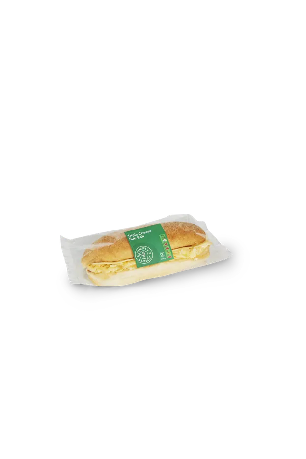 Meal card cover for: Triple Cheese Sub Roll