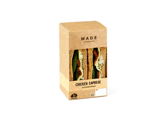 Meal card cover for: Chicken Caprese