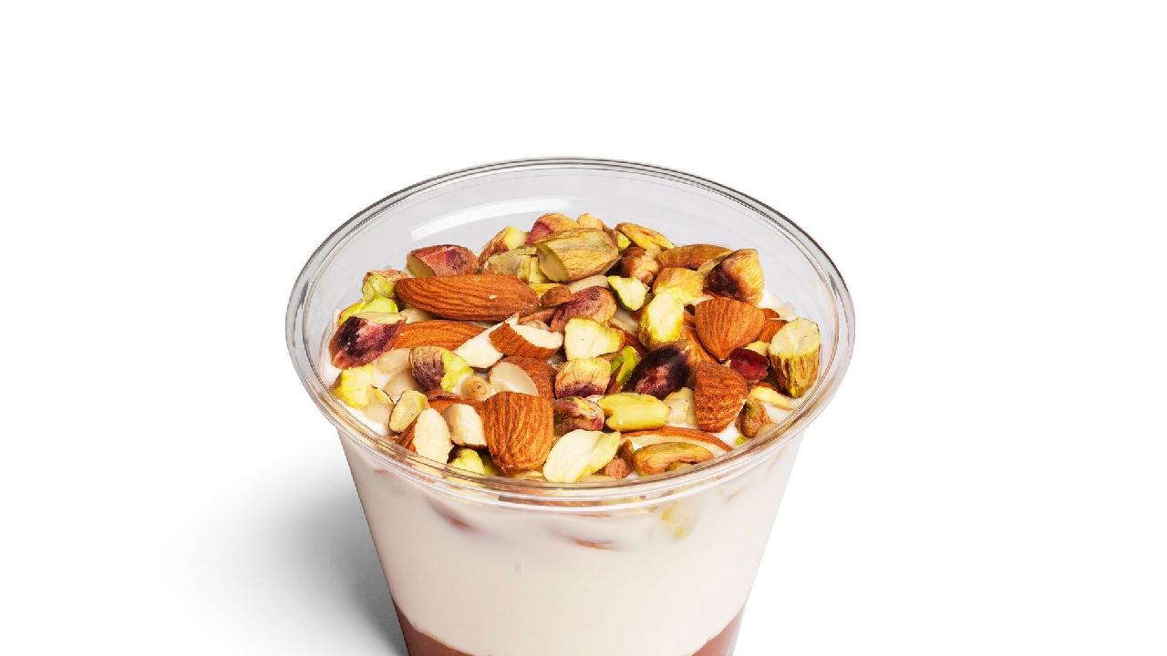 Meal card cover for: Apricot & Nuts Yogurt