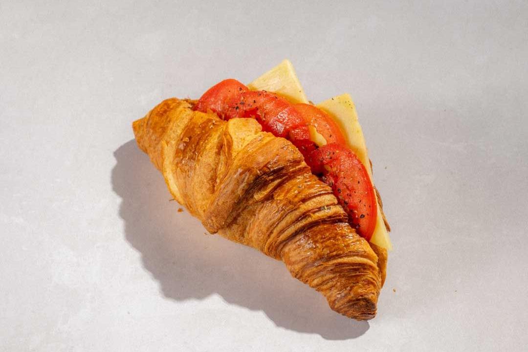 Meal card cover for: CAT Cheese + tomato croissant CAT