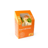 Meal card cover for: Vegetarian Sweet Chilli Chicken Wrap