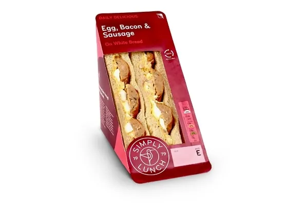 Meal card cover for: Egg, Bacon & Sausage