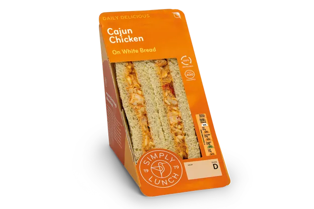 Meal card cover for: Cajun Chicken