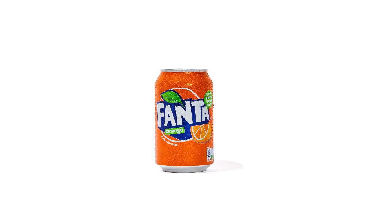 Meal card cover for: Fanta Orange Can