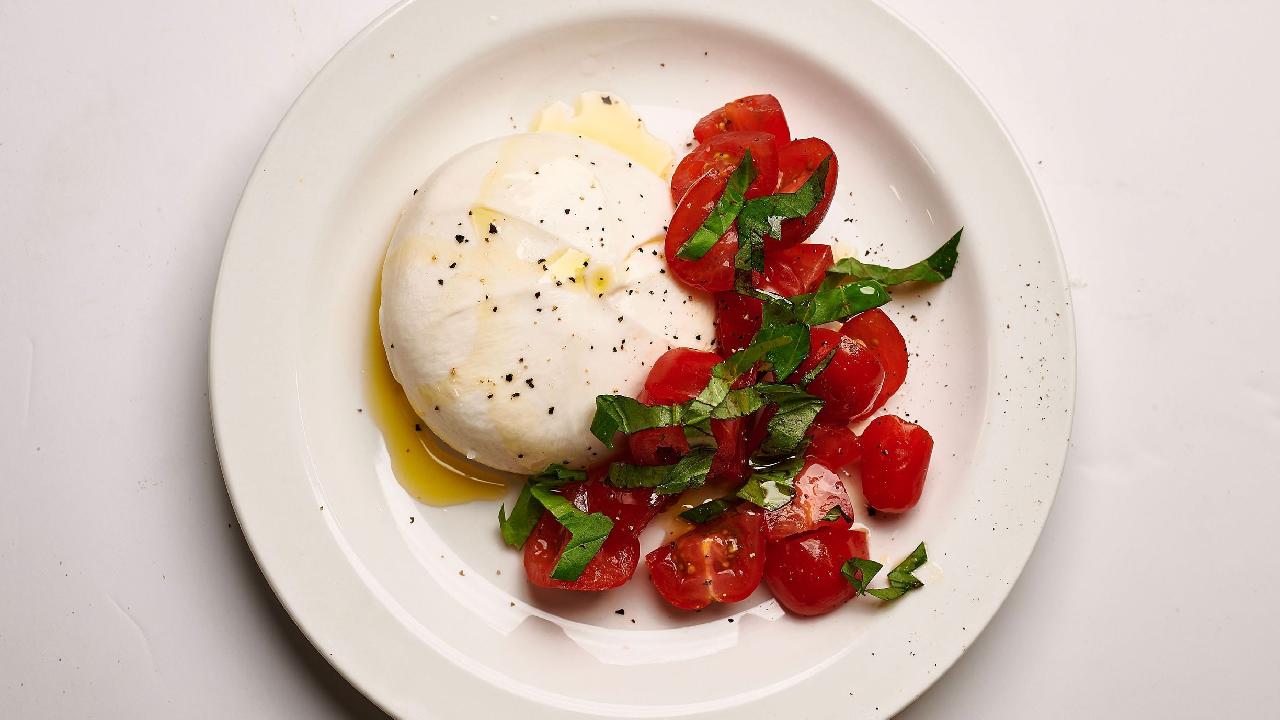 Meal card cover for: Burrata from Apulia