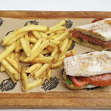 Meal card cover for: Chorizo Sandwich with Fries