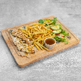 Meal card cover for: Grilled Chicken Breast with  salad and fries