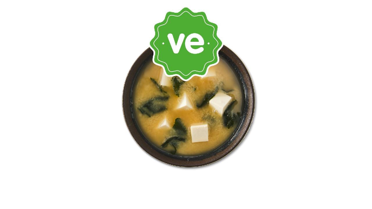 Meal card cover for: miso soup  