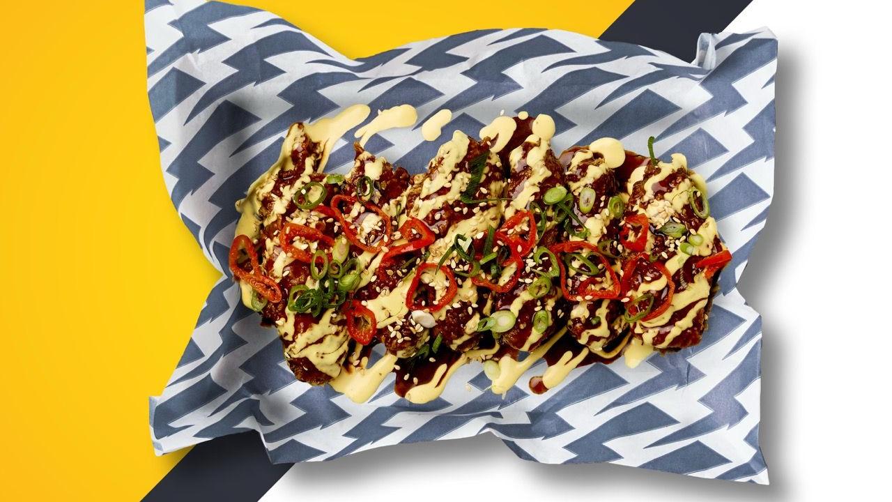 Meal card cover for: Korean BBQ Wings