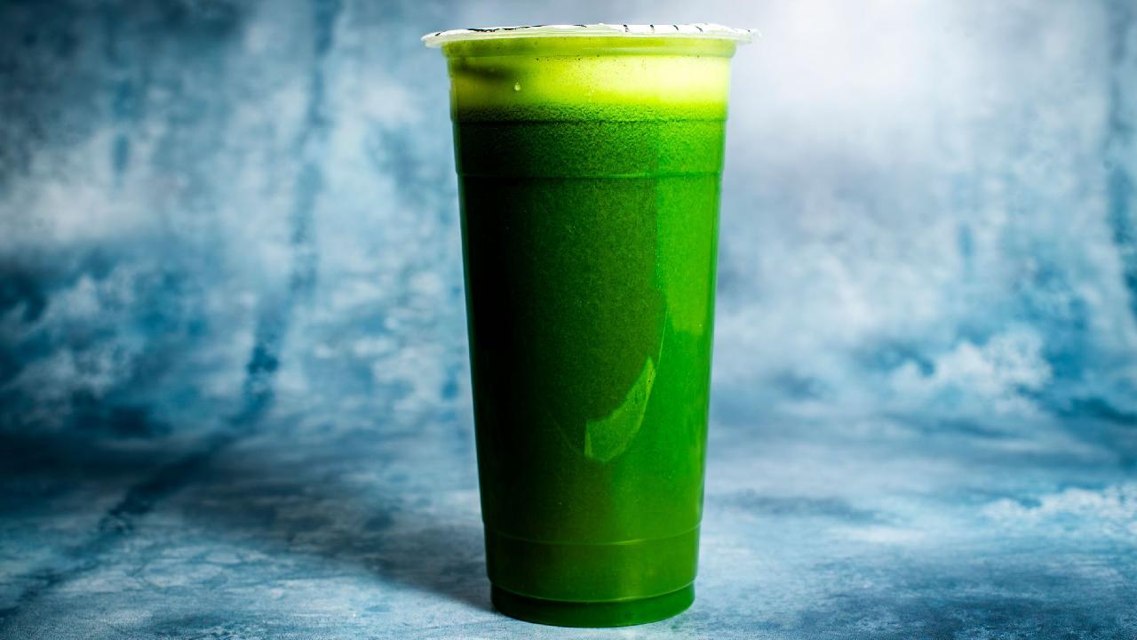 Meal card cover for: Green Machine