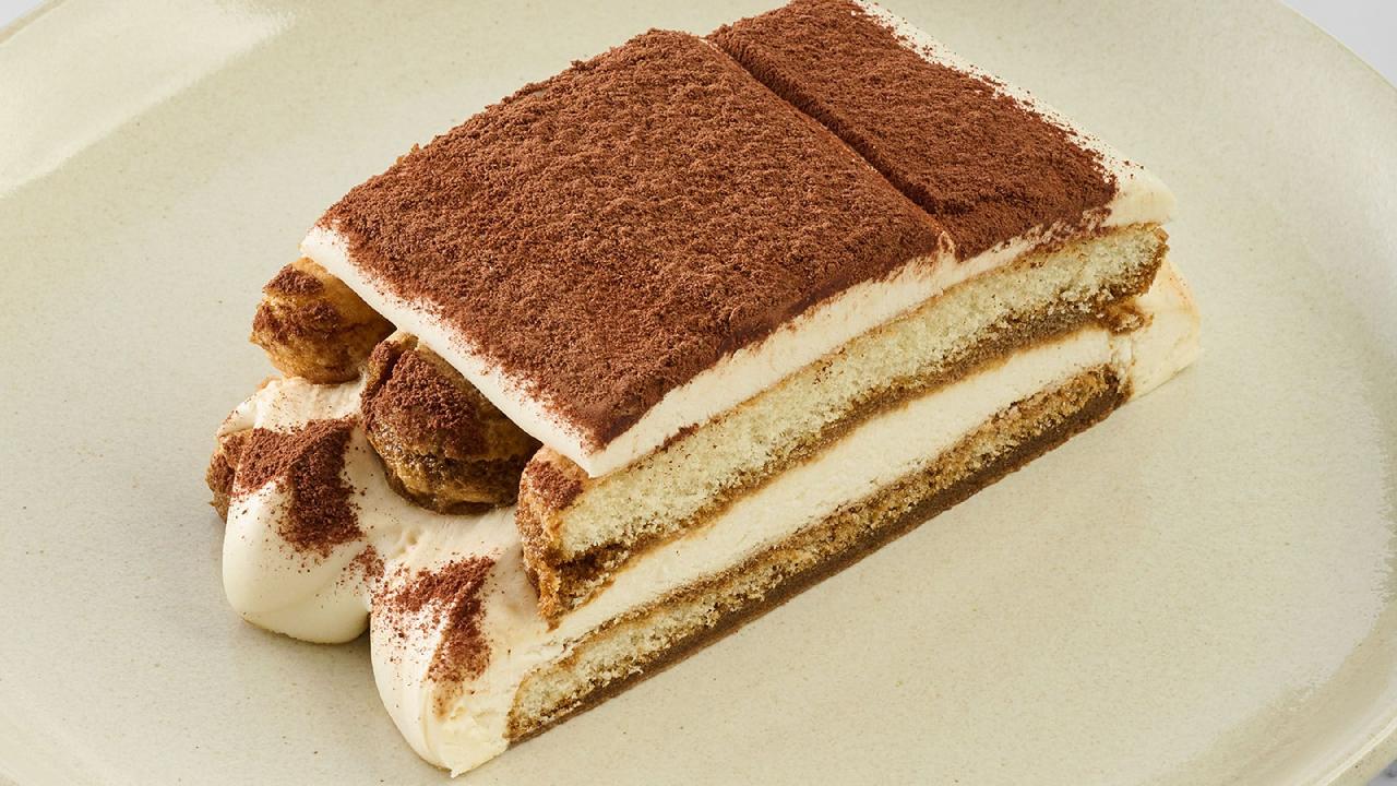 Meal card cover for: Tiramisu
