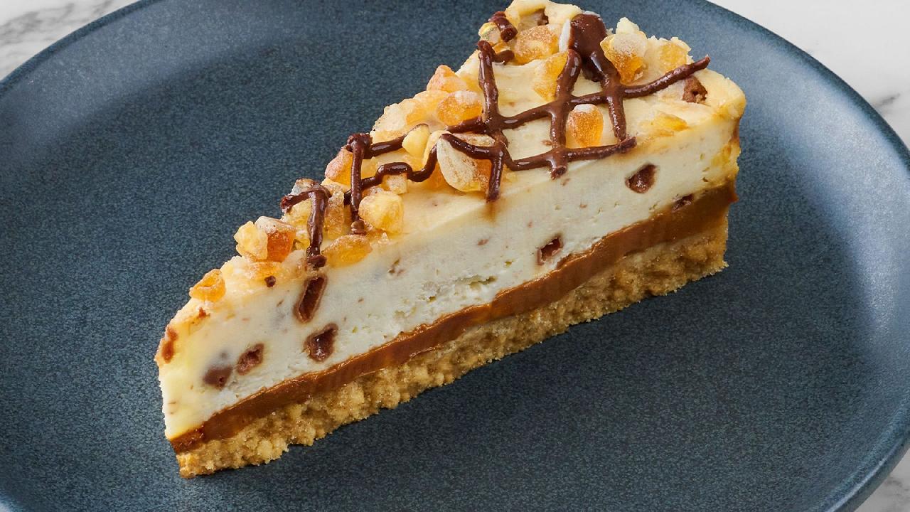 Meal card cover for: Honeycomb & Caramel Cream Slice